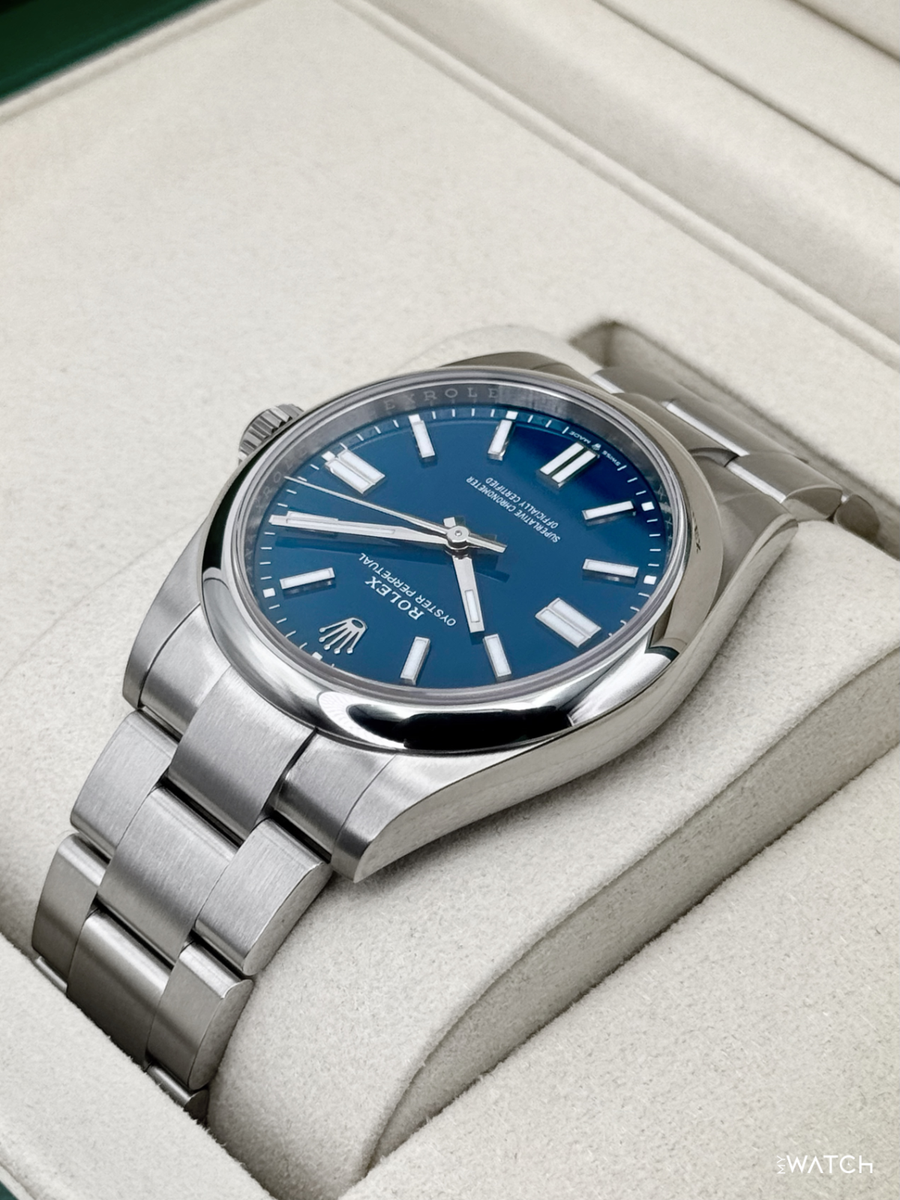 NEW 2026 Rolex Oyster Perpetual 41mm 134300 Med Blue Dial | eBay