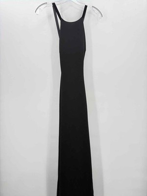 Pre-Owned Nicole Miller Black Size 2 Maxi Evening Gown | eBay