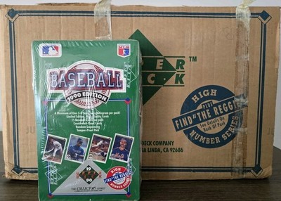 1990 UPPER DECK BASEBALL HIGH SERIES FACTORY SEALED BOX! ''FIND THE REGGIE''!!