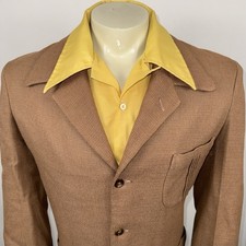 Vtg 40s 50s Cresco Jacket Mens Suit Blazer Coat Hollywood MCM Atomic Elvis 38