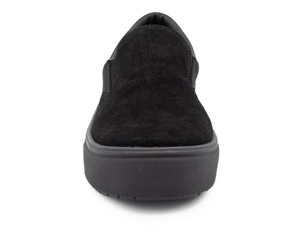 靴 ATELIER CORVO AIR CORVO 1 VINTAGE COSTOM Airwalk Work Shoes Mens Venice Slip On Composite Toe EH Black