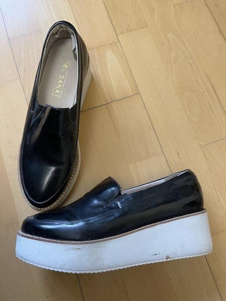 Women Sol Sana Loafers Navy Leather 40