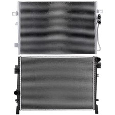 For 2011-2019 Dodge Journey 2.4L 3.6L Aluminum Radiator & Condenser Cooling Kit