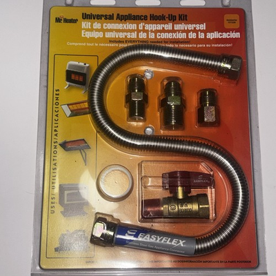 #ad Mr. Heater F271239 One Stop Universal Gas Appliance Hook Up Kit $15.49