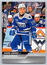 Andre Anania 2023-24 Upper Deck CHL #148 Sudbury Wolves