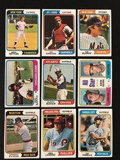 1974 Topps Baseball - #s 221 - 440 - You U Pick