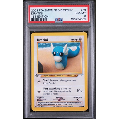 Dratini (1st Edition) graded PSA 8 for sale on eBay