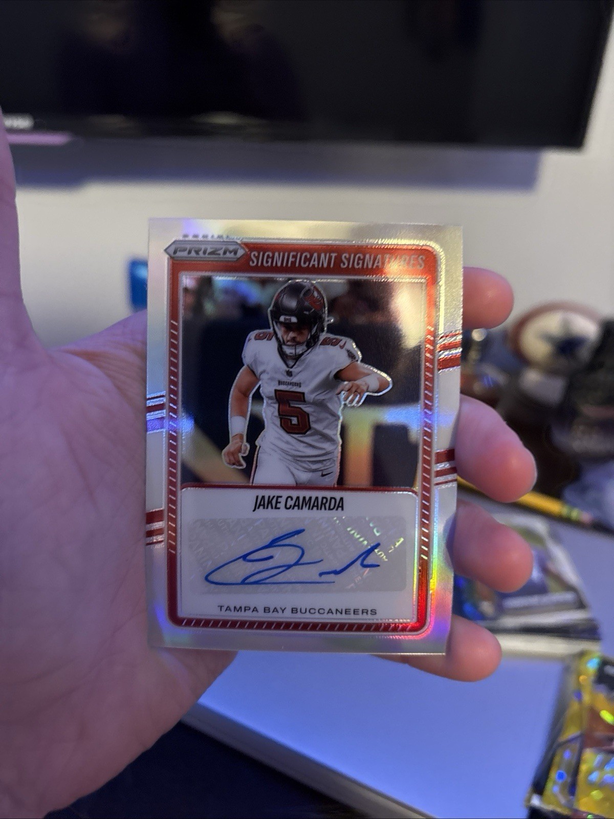 2025 Panini Prizm Significant Signatures Jake Camarda Autograph #SSI-JCA Bucs