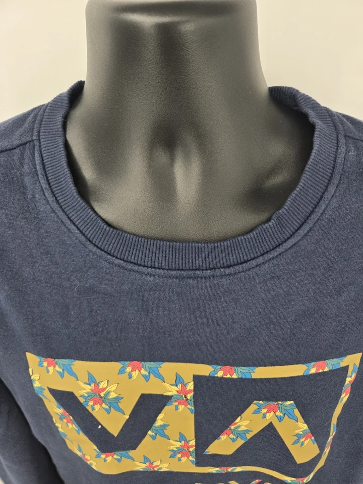 Sudadera RVCA XL Azul Marino Manga Larga Pull Over Artist Network Programa Foto 4 de 4