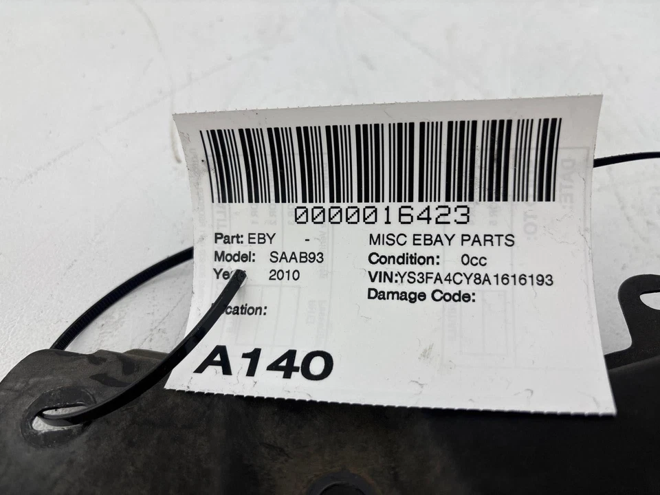 Placa de soporte de radiador superior delantero Saab 9-3 2003-2011 OEM 12849050 Foto 2 de 4