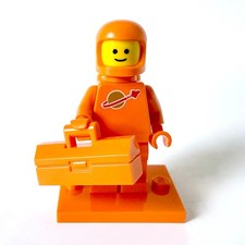 LEGO Classic Space Orange Spaceman Astronaut Minifigure SP130 Genuine NEW