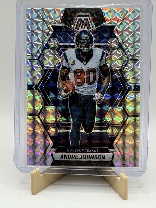 Andre Johnson Mosaic Refractor Card Texans NFL Star Parallel Collectible Rare