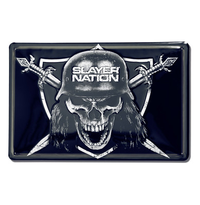 Slayer Nation - 3D - Blechschild - Retro - 30x20  