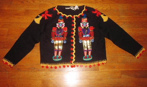 MICHAEL SIMON RARE CHRISTMAS SWEATER M 