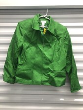 Norton & Co Green Zip-up Jacket Size 14