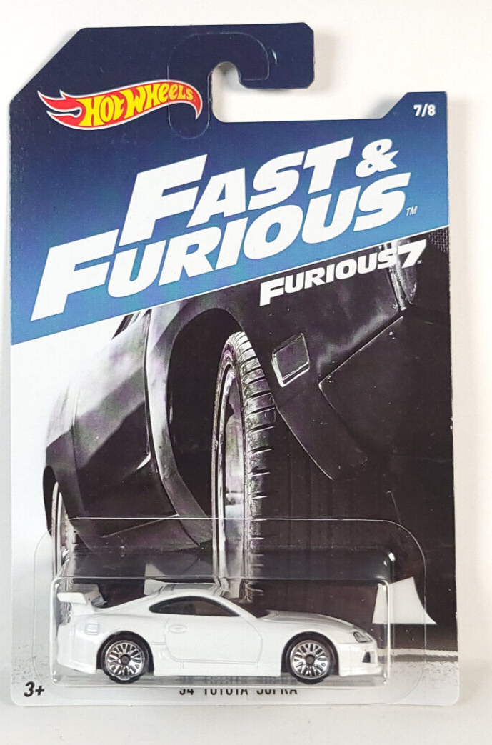 Hot Wheels Toyota '94 Supra Fast & Furious 7 white | eBay