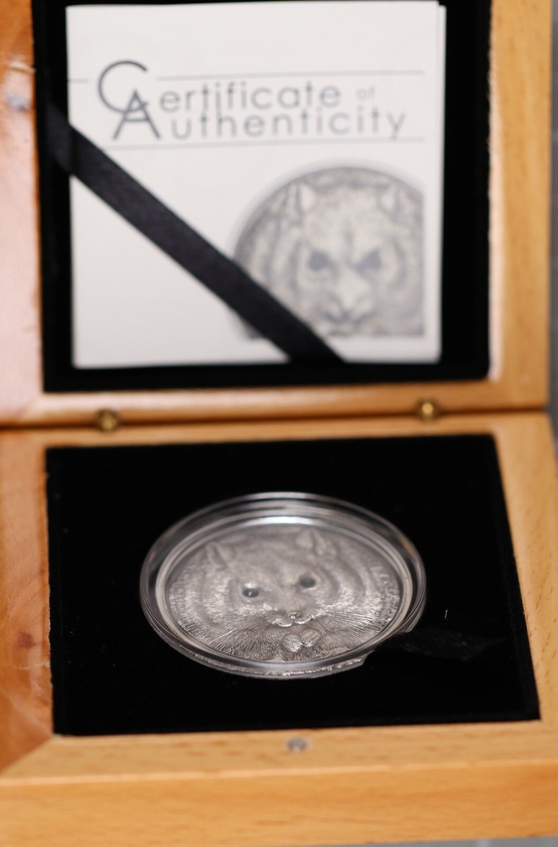 フランクリンミント　カスピアンタイガー銀貨 フランクリンミント カスピアンタイガー銀貨 2015 Mongolia 500