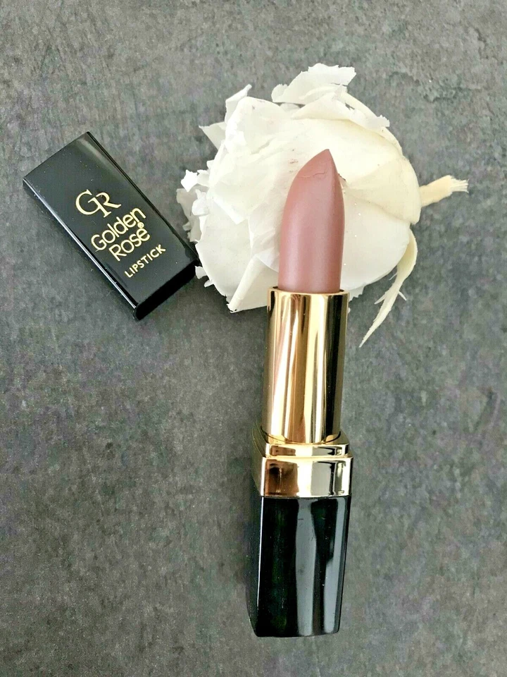 GOLDEN ROSE lipstick ROUGE A LEVRES VITAMINE E SANS PARABENS 105 rose nude