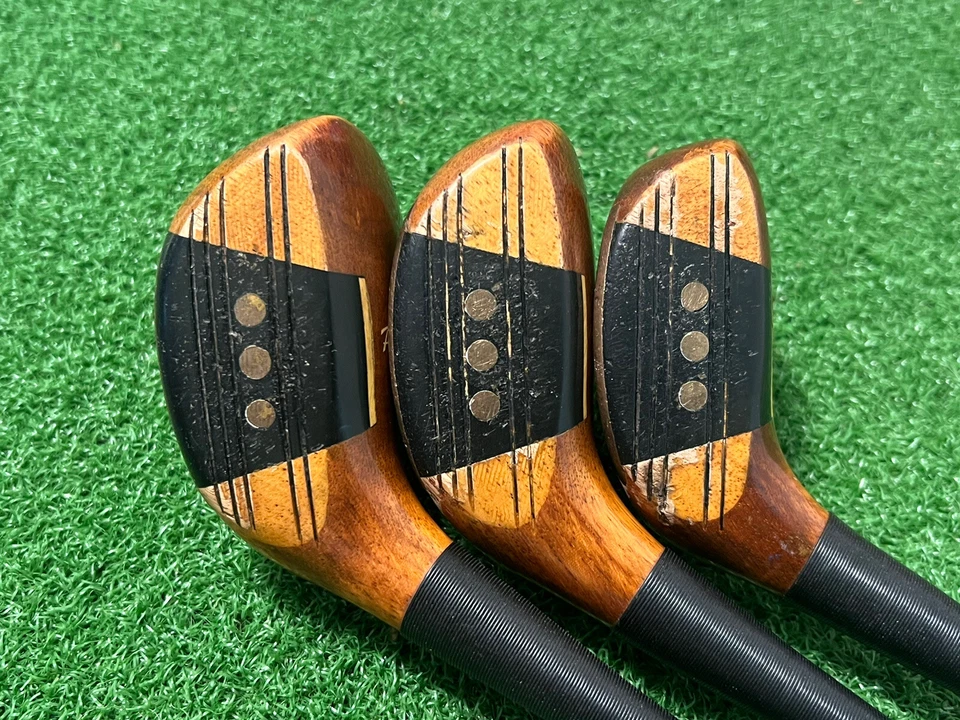 JUEGO DE MADERA PowerBilt Golf CITATION Caqui 3 4 5 para diestros acero rígido usado Foto 4 de 4