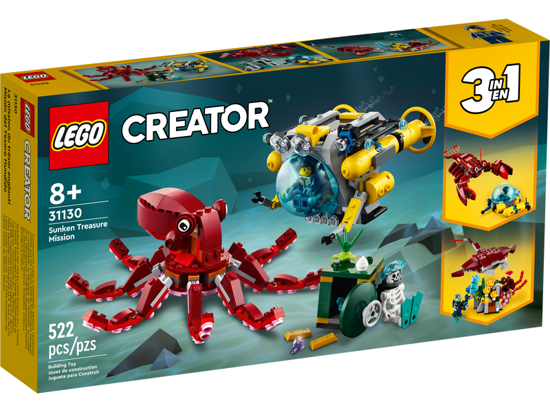 Lego Creator 31130 - Sunken Treasure Mission NEW | eBay
