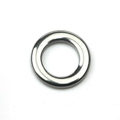 10 Pcs Solid 304 stainless steel Unbreakable Solid Rings, O-Ring fishing tackle