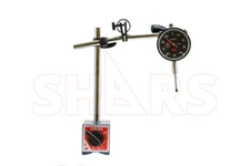 135lbs Magnetic Base Holder w/Fine Adjustment + 1" Dial Indicator .001" P]