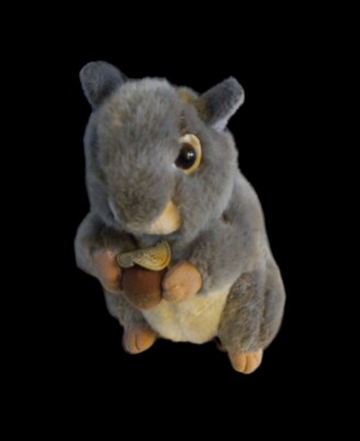 Miyoni by Aurora Stuffed American (Gray) Squirrel 8'' Super Plush