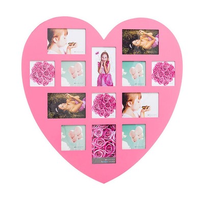 Bilderrahmen Bilderrahmen Xxl Herzform 60x60cm Collage 13 Bilder Fotorahmen Pink Rosa Familie Mobel Wohnen Blog Vr Com Br