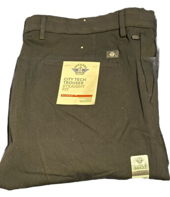 Dockers City Tech Trousers Straight Fit  Black 38x32