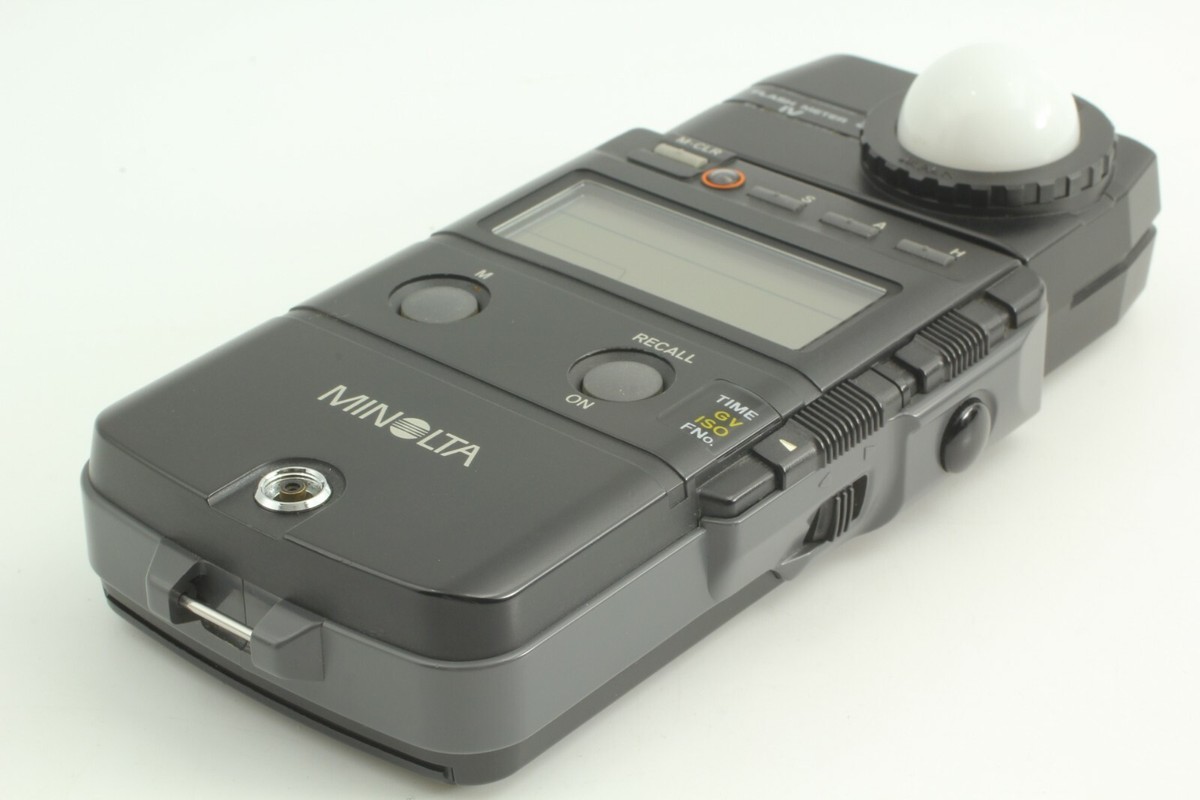 NEAR MINT w/ Case Strap】 Minolta Flash Meter IV Light Meter