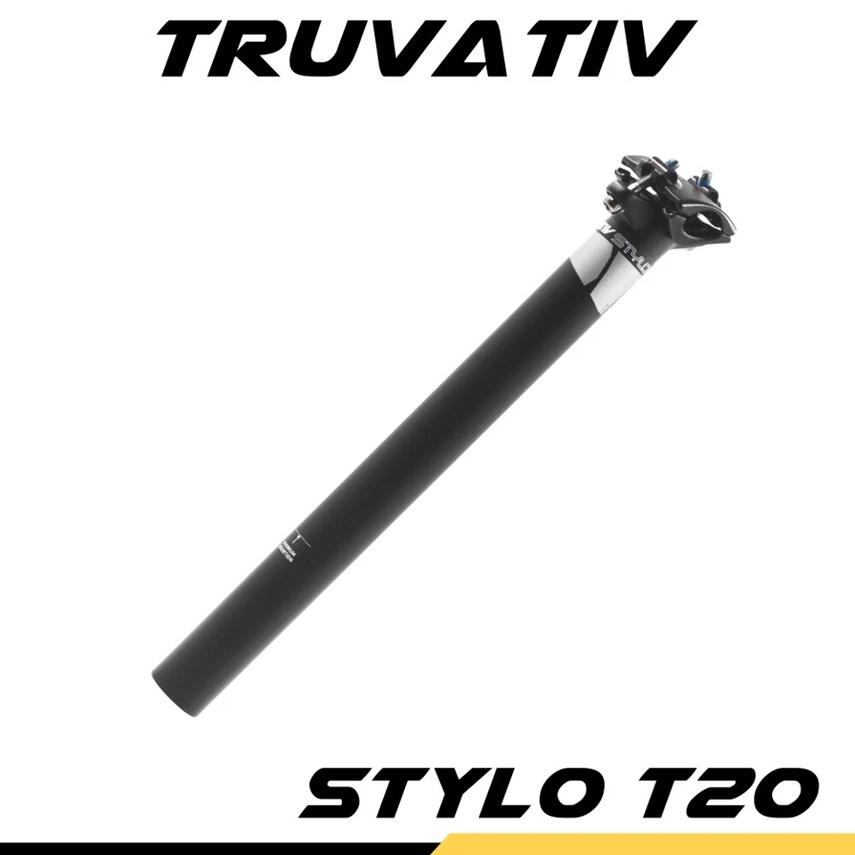 JUEGO TIJA DE SILLÍN TRASERO TRUVATIV STYLO T20 31,6 x 350 x 0 CERO Foto 3 de 4