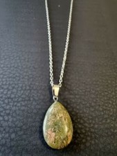 Natural Gemstone Necklace Healing Chakra Reiki Crystal Pendant Jewel UK Stock