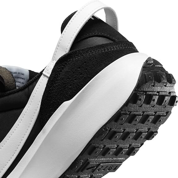 Nike Waffle Debut Shoes Men\'s 9 Black Suede Running Trainers Sneakers DH9522-001 Nike Waffle Debut Retro Black/White Men main image 3