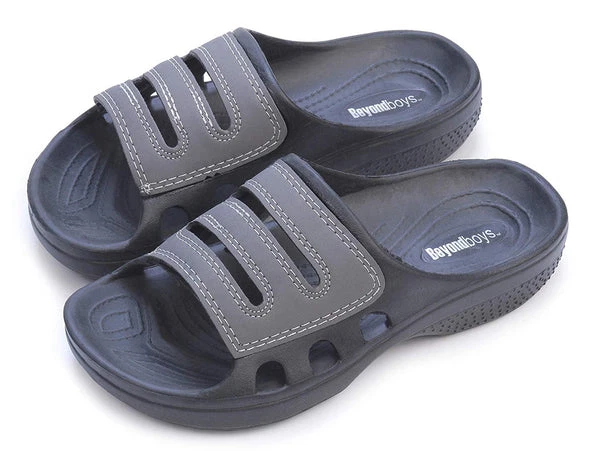 Boy's Waterproof Slippers Shower Pool Rubber Clog Outdoor Sandals