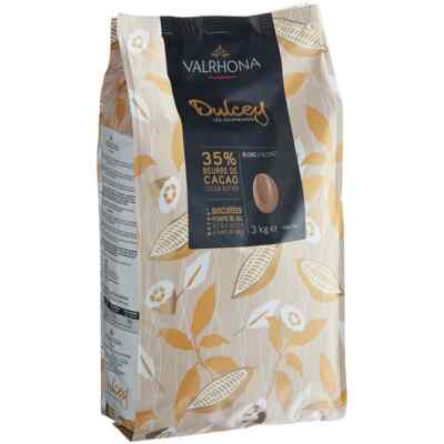 Valrhona Chocolate Dulcey 35% Feves - 3 kg Valrhona Chocolate Dulcey 35% Feves - 3 kg Valrhona Dulcey 35% – Blonde Chocolate Couverture – For