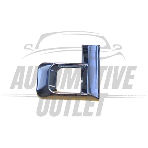 d REAR LETTERING TRUNK BOOT CHROME BADGE STICKER FOR MERCEDES BENZ - Picture 3 of 3