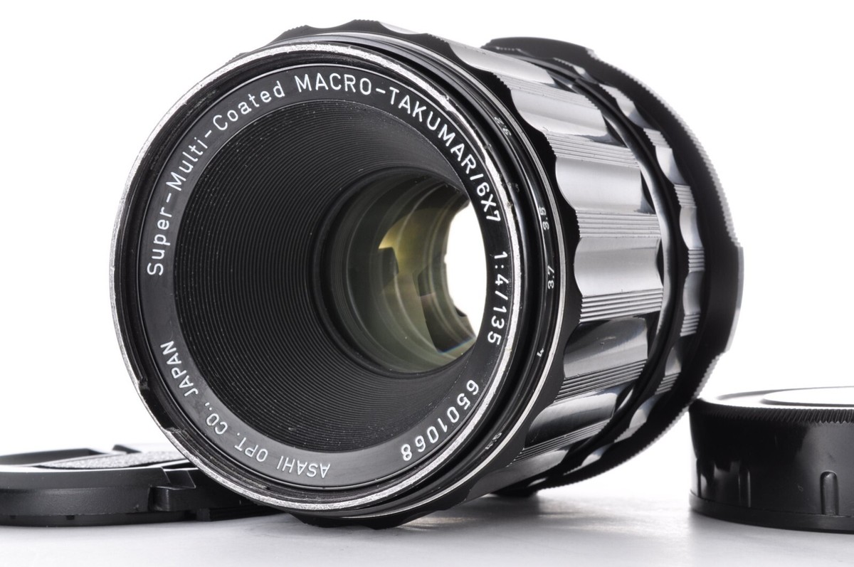フィルムカメラ PENTAX 6x7 MACRO TAKUMAR 4/135 NEAR MINT】 Pentax 6x7 67 TTL Film camera SMC MACRO Takumar