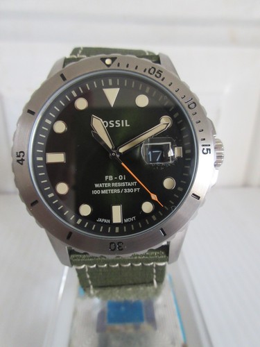 Fossil Authentic FB-01 Water Resistant 10 ATM Men's Japan Movement Watch