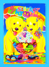 Vintage Used Lisa Frank Casey  Candy Sticker Album