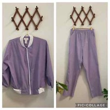Vintage Lavendar Cotton Blend Tracksuit