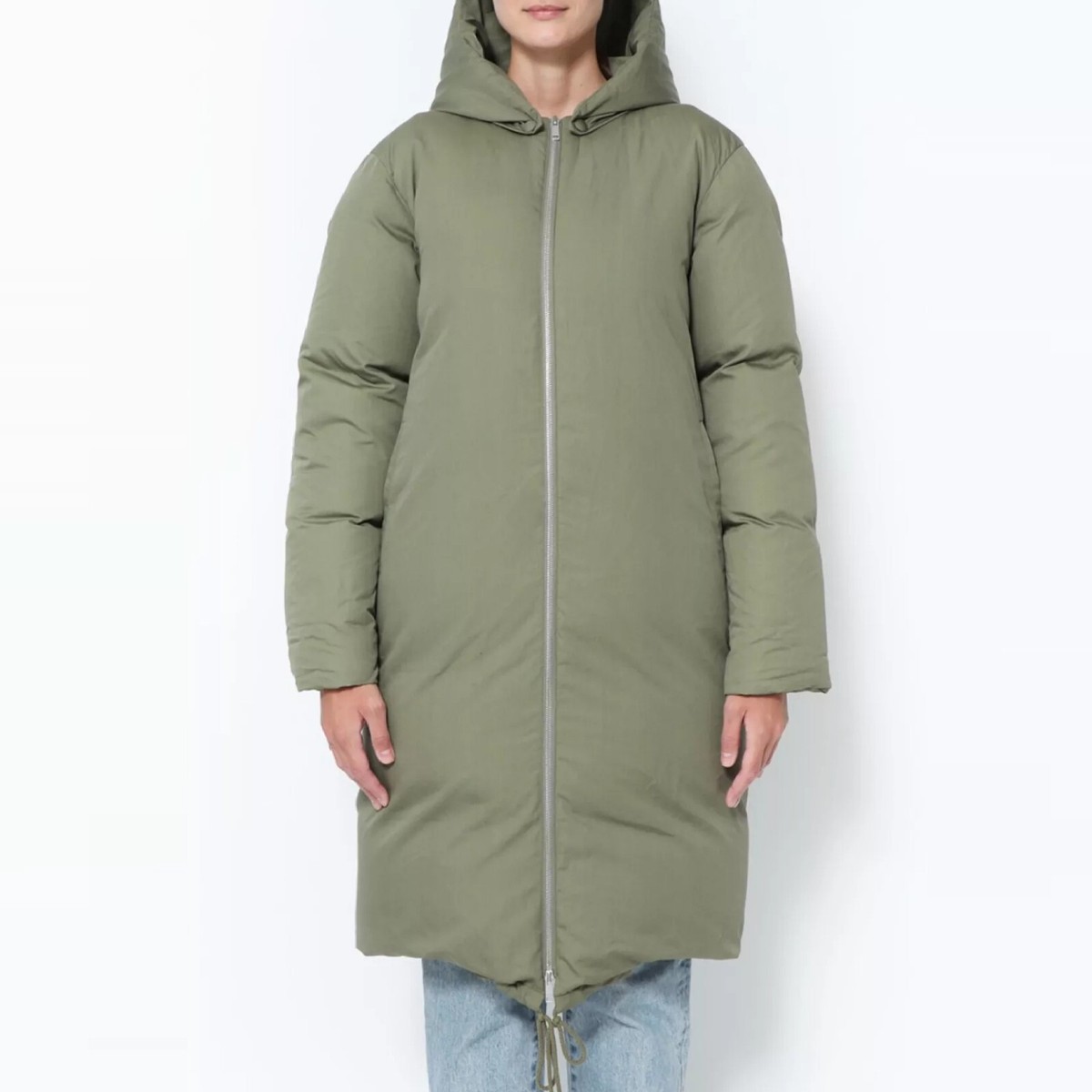 CÉLINE by phoebe philo Puffer Coat CELINE PHOEBE PHILO Down Coat Puffer Parka Cotton Silk