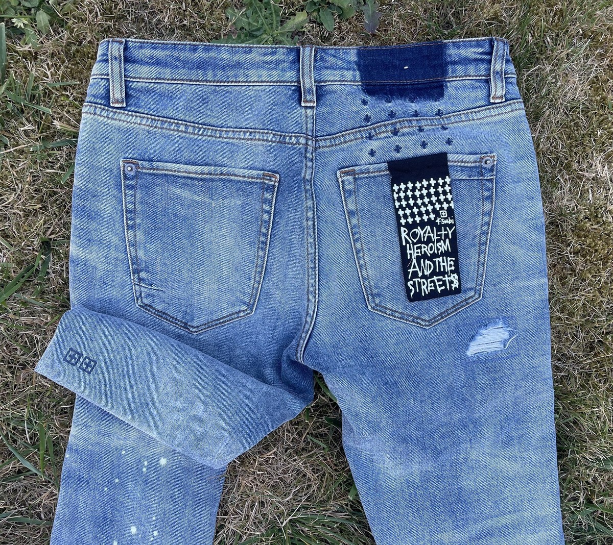 ksubiデニム30最終値下げ Mens Van Winkle Thrifted Skinny Denim Jeans | Ksubi ++