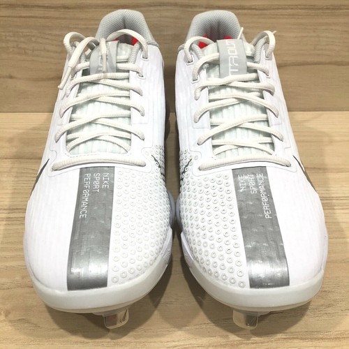 NEW Nike Force Zoom Trout 7 Pro Mens Sizes Baseball Cleats White/Grey CQ7224-104 - Picture 3 of 9
