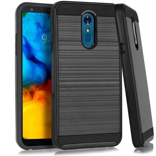 For LG Stylo 5/5V/5+/5x Q720CS L722DL Slim Metallic Hybrid Case Cover - Bild 2 von 8