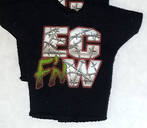 WWE Mattel Ultimate/Elite Custom EC F'N W T-Shirt for Wrestle Figure ...