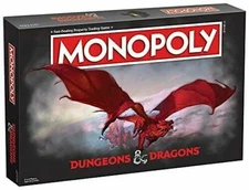 USAopoly Dungeons and Dragons Monopoly Game