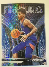 2023 panini prizm draft picks Ochai Agbaji 21/25 fireworks 
