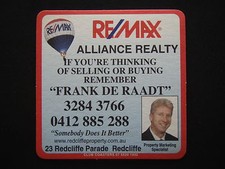 REMAX ALLIANCE REALTY FRANK DE RAADT 23 REDCLIFFE PDE 32843766 COASTER