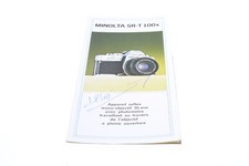   MINOLTA SR-T 100X CAMERA ORIGINAL PRODUCT GUIDE BROCHURE FRENCH 138-2