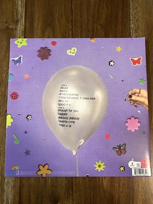 Olivia Rodrigo 'Sour' Signed Vinyl Album Beckett BSA RARE